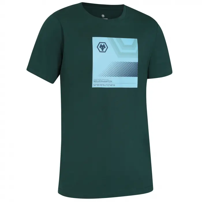 Wolverhampton Wanderers Store | Shop Official Molineux Location T-Shirt – Green Wolves Gear